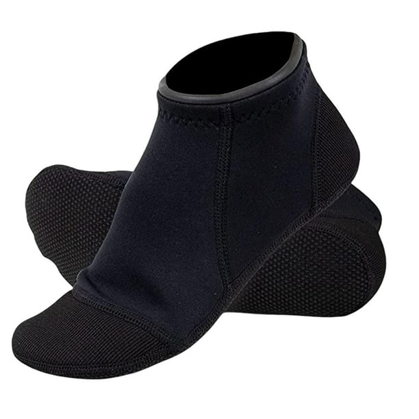 DiNeop 2 piezas de neopreno, calcetines de buceo de neopreno, botines de  neopreno para hombres y mujeres, calcetines de arena de 0.118 pulgadas para