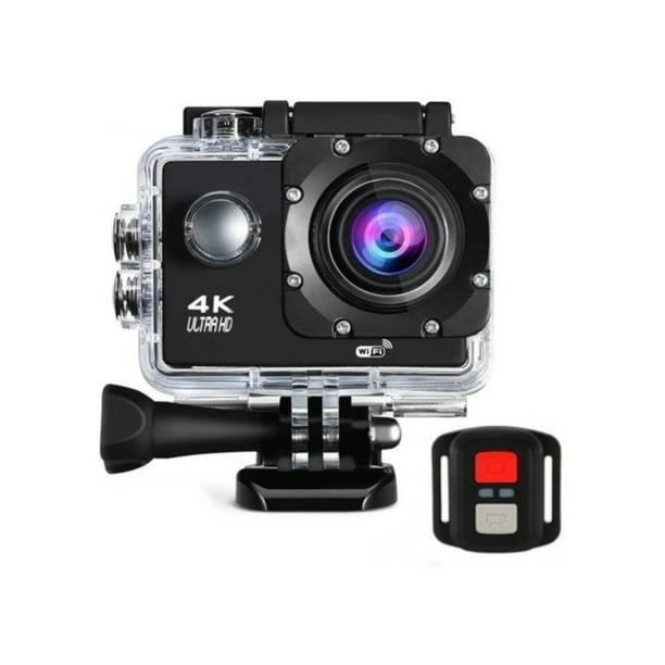 Sportcam 4K Color Negro Control Remoto Xcamvg Gadgets Contra Agua Negra Con WiFi | en línea