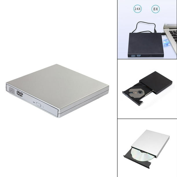 Lector Cd Dvd Externo Alta Velocidad USB Universal External CD DVD Drive  Laptop
