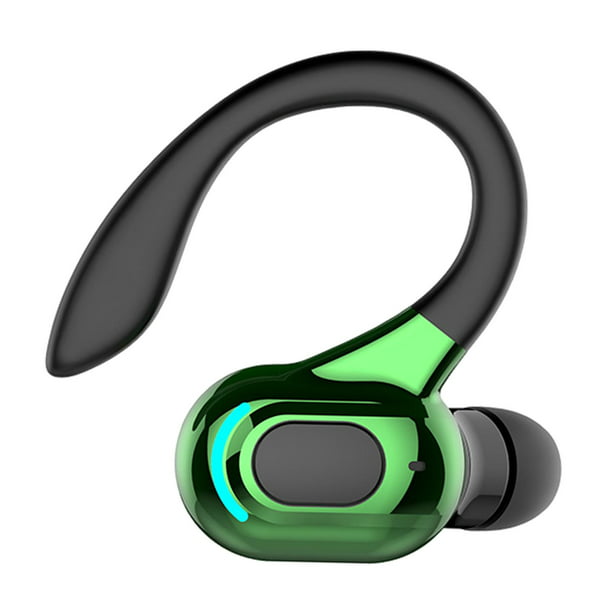 Auriculares para La Oreja Bluetooth 5.2 Cancelación de Ruido con Micrófono  Funciones de de Oído Abierto Auriculares Deportivos - Verde negro