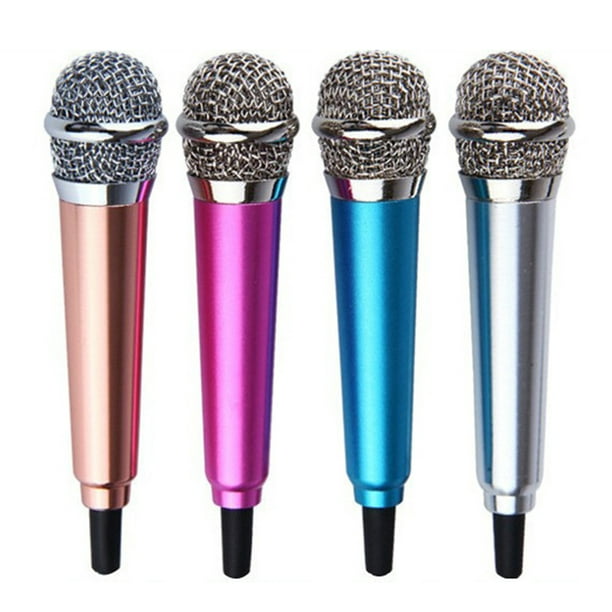 3 piezas mini micrófono pequeño mini micrófono portátil instrumento vo -  VIRTUAL MUEBLES
