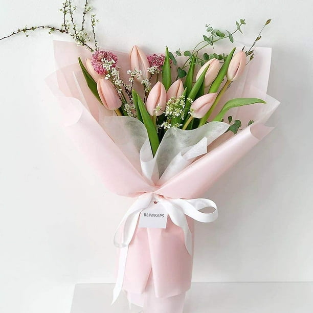 Papel para envolver flores coreano, hojas de papel para envolver,  suministro floral, suministros de Feliz Sencillez
