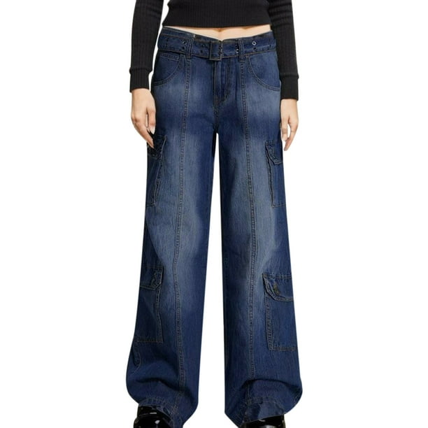 Gibobby Jeans mujer cintura alta Pantalones vaqueros ajustados a