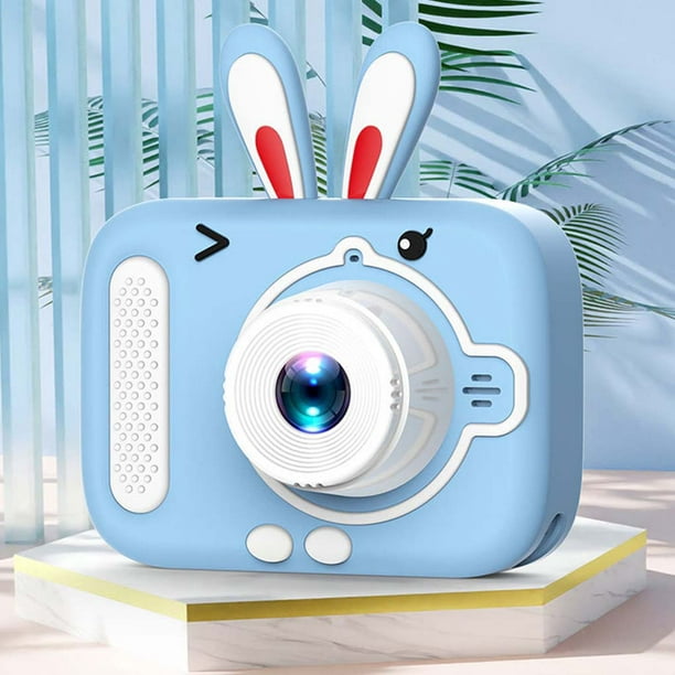 Tholdsy Cámara de impresión instantánea Niños Video Digital Foto  Videocámara Dibujos animados Niños Juguetes Niño Juguete educativo Regalo de  Accesorios de cámara y óptica Azul