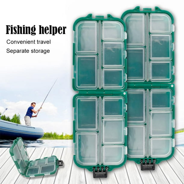  Caja de aparejos de pesca para anzuelos, 3 capas, de plástico,  para aparejos de pesca, accesorios de almacenamiento, caja de accesorios de  pesca, caja de almacenamiento : Deportes y Actividades al