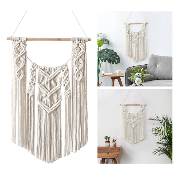 Macrame cuelgan Tapices de Pared Catcher pared Pared pared plantas