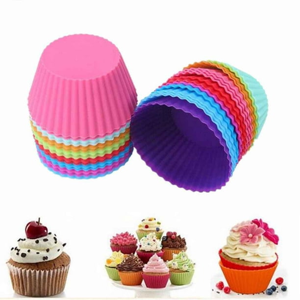 Comprar Molde de silicona para pastelería, diseño de pastel 3D, Mini  Cupcake, Mousse, Muffin, corazón, burbuja, molde cuadrado para hornear