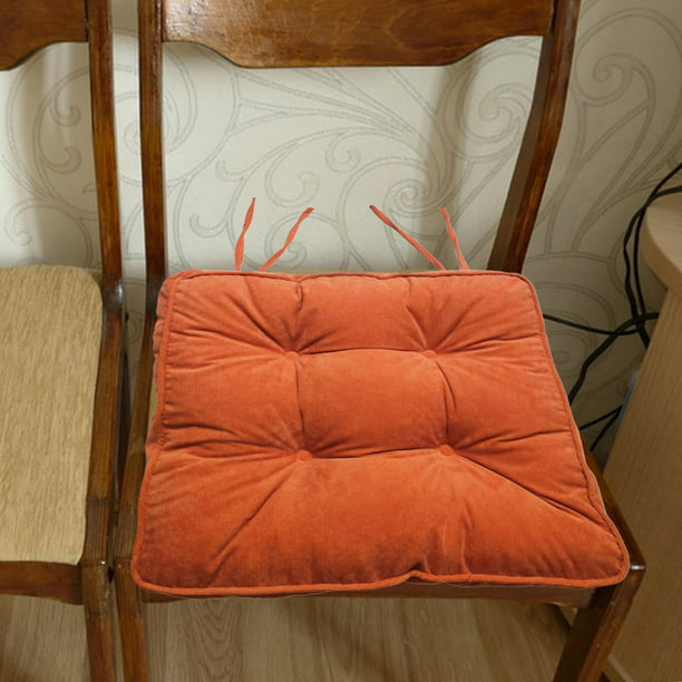  Cojines de asiento para sillas de comedor, para sillas de  cocina, cojines de silla para muebles de exterior, para sillas de oficina,  fundas de cojín de silla con lazos, cojín suave
