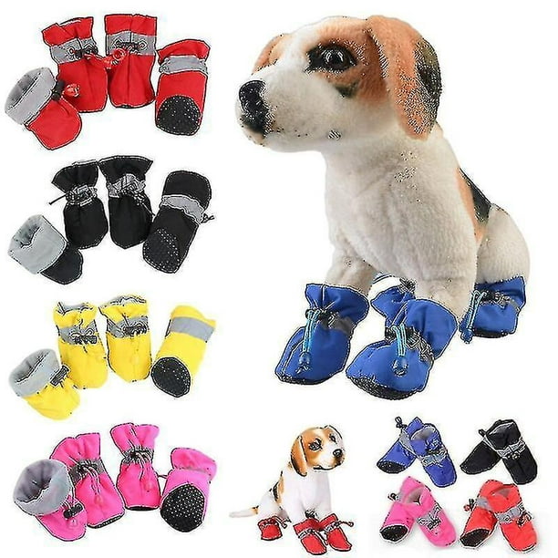Botas de otoño para perros Chihuahua, zapatos para perros, calcetines para  cachorros, calcetines impermeables de invierno para perros, nieve B