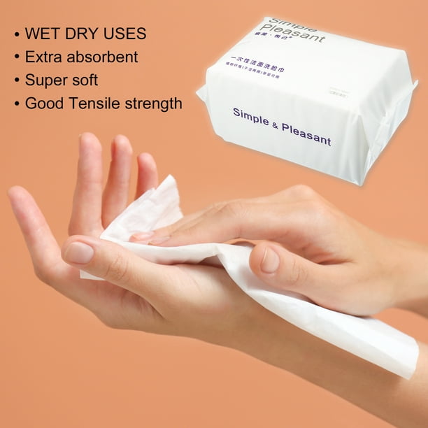 Pañuelos faciales o toallitas de papel suaves para la cara y manos
