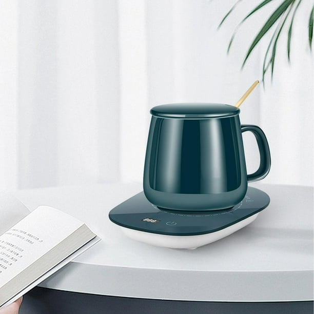  Calentador de café con taza: calentador de café inalámbrico  inteligente para escritorio, calentador de café para taza de café, para  escritorio, plato calentador de taza de café rosa : Hogar y