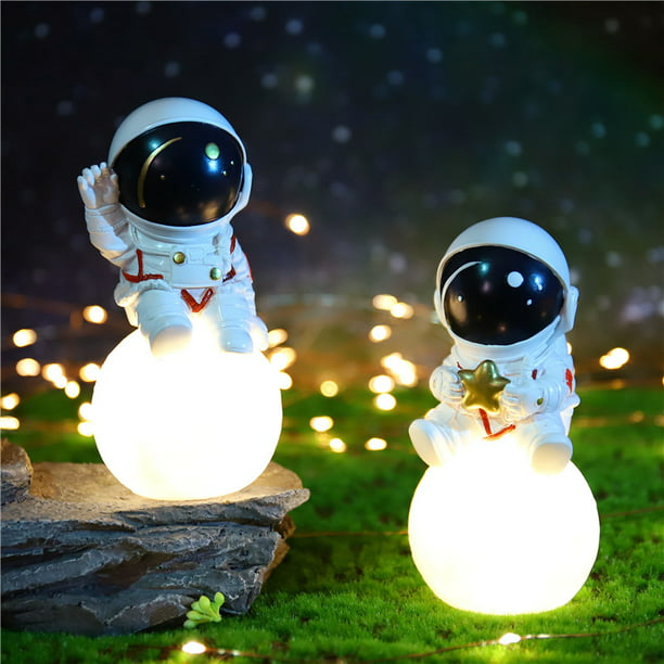 Luz de noche Led acrílica 3D para niños, figura de gato y Luna