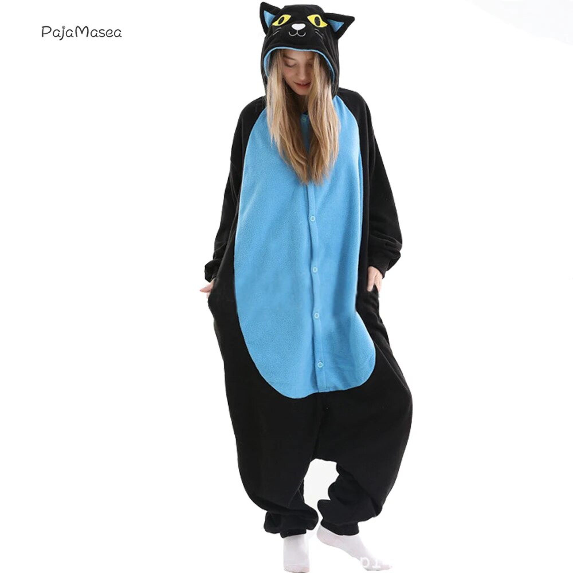 Pijama de tiburón de lana para mujer y adulto, traje de Cosplay de Anime  Kigurumi, Pijama de una pieza para Halloween y Navidad