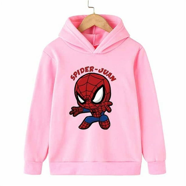  Marvel Sudadera con capucha Spiderman con cremallera para niño,  Rojo - : Ropa, Zapatos y Joyería
