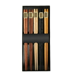 Palillos para cocinar, 4 pares de palillos chinos de madera de 25 cm  MFZFUKR LKX-0631