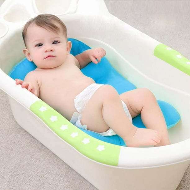 Cojín de baño antideslizante portátil para bebé, alfombrilla para bañera,  soporte de asiento de seguridad (B) Tmvgtek Para estrenar