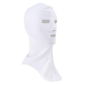 Gorro de Natación Bloqueador Solar Protección Mascarilla Facial Cubierta de Blanco Sunnimix Máscara de gorro de natación