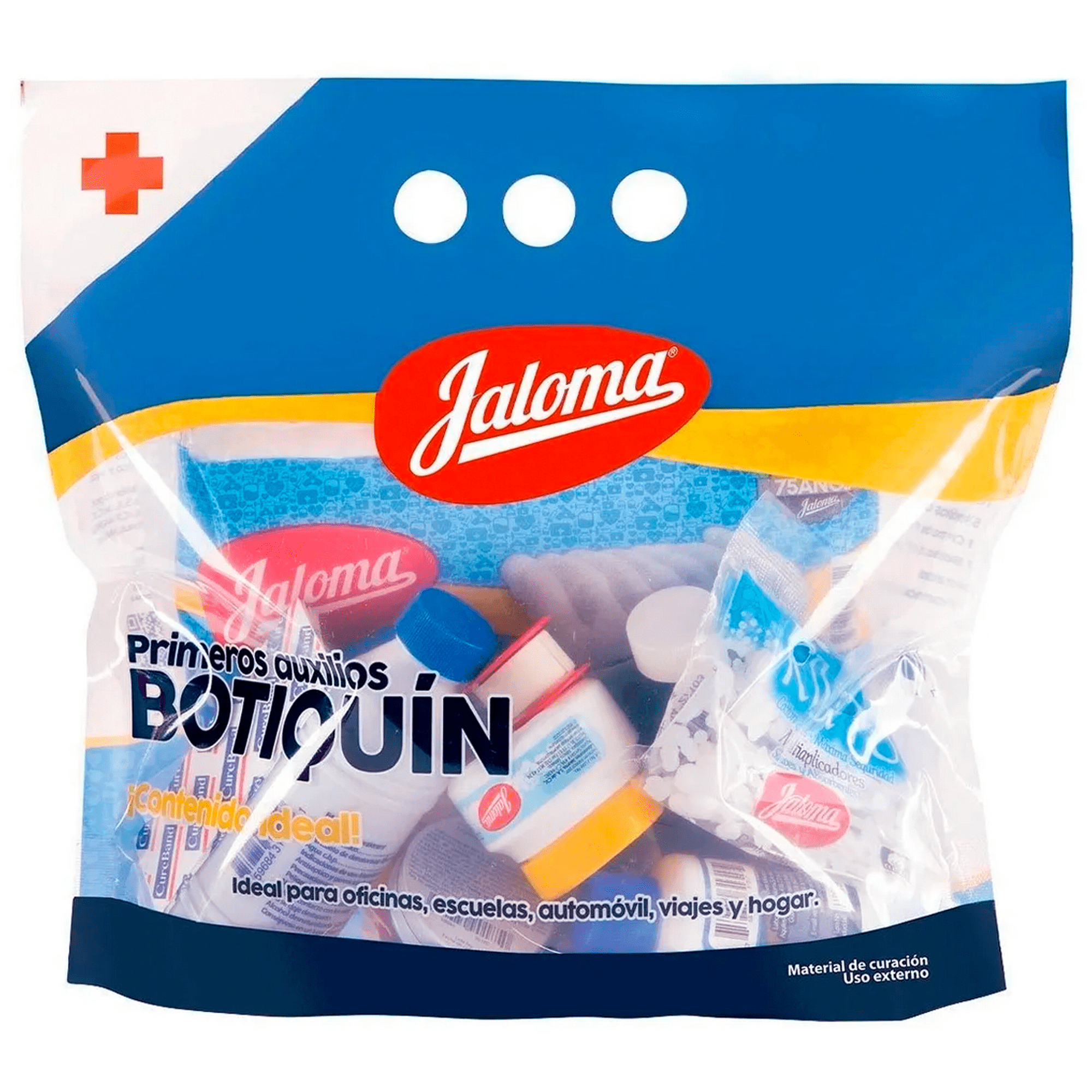 Botiquín Jaloma Para Primeros Auxilios Bolsa Con 22 Productos Jaloma