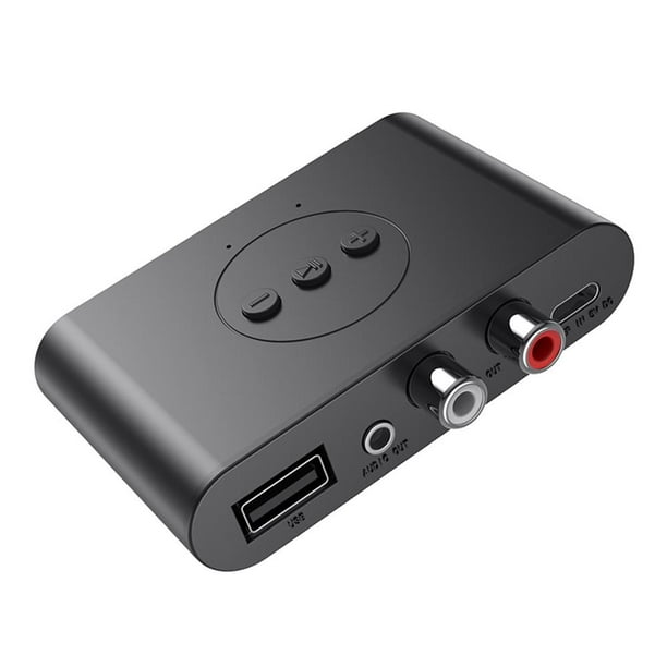 UGREEN-receptor Bluetooth 5,3, adaptador manos libres para coche, kit de  Audio AUX, Jack de 3,5mm, receptor inalámbrico de música para coche,  transmisor BT