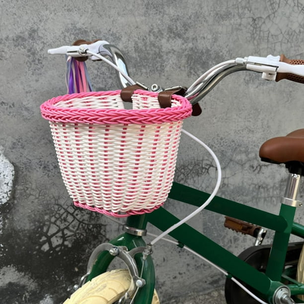 Cesta de bicicleta para niños, cesta de bicicleta para niñas, accesorios de  bicicleta delantera, cesta de bicicleta para niñas, juego de 5, accesorios