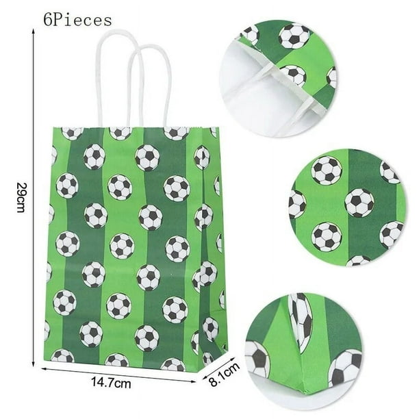 Bolsas de plástico para regalos de fútbol, bolsas de dulces con