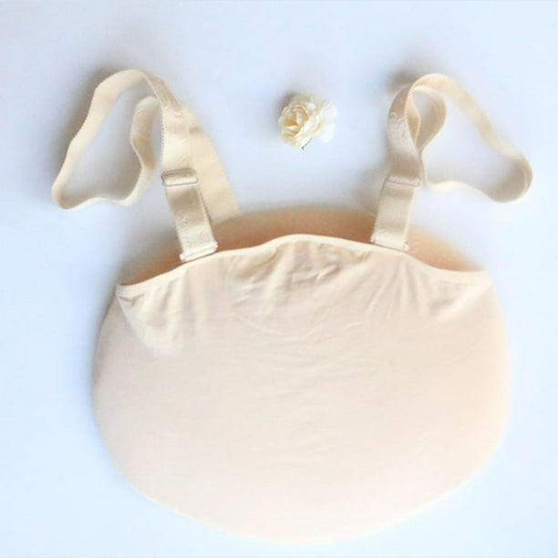 Falso Embarazo Vientre Silicona Artificial Embarazada Barriga Rendimiento  Fotografía Accesorios Blanco L