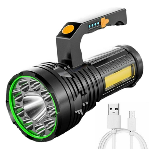 Linterna LED Camping Lámpara táctica Reflector USB recargable