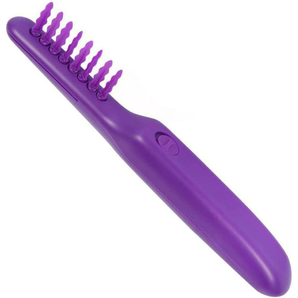 electric detangling brush dual use negative ion massage comb for wet and dry hair styling tool with brush cover for adults and childrenpurple shuxiuwang 1327537035855