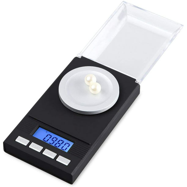  Báscula digital de precisión de gramos, 0.001 onzas