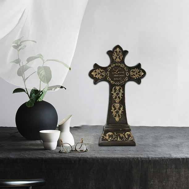 Cruz de pared de madera artesanal, cruz cristiana, cruz católica, cruz  religiosa, cruz de Navidad, cruz de Pascua para iglesia, hogar, habitación