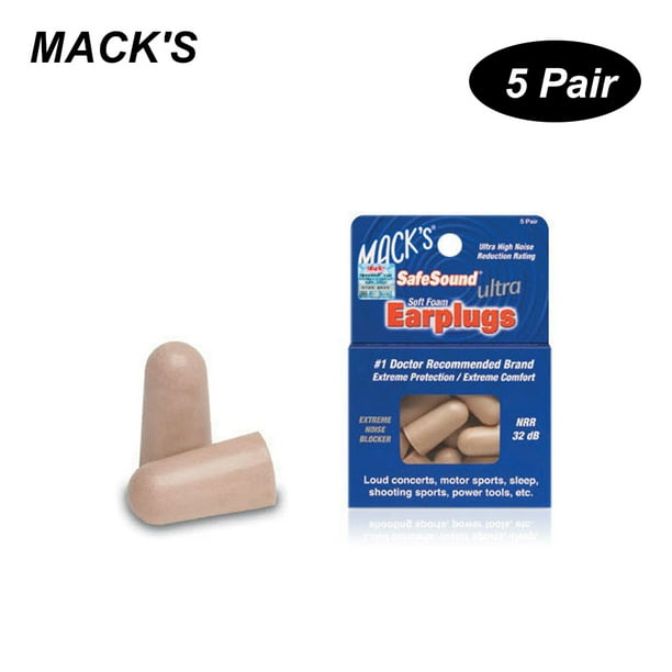 Macks Tapones Espuma Ruido 5 Pares.