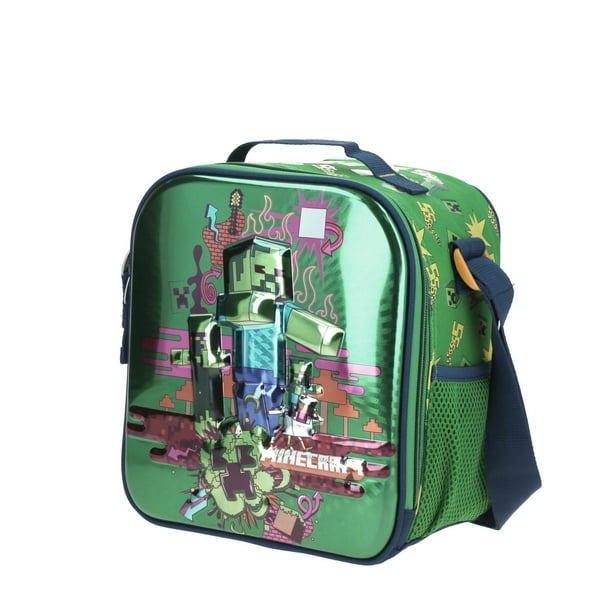 Mochila Chico Azul Chenson Minecraft Kinder SORV para niño