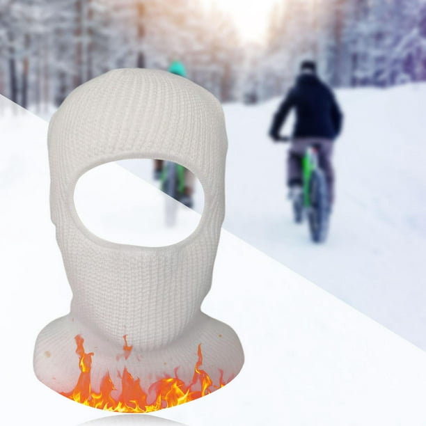  Máscara de esquí de 2 agujeros de 2 agujeros, cubierta completa  de invierno, pasamontañas para deportes al aire libre, ciclismo, Blanco+rosa  : Ropa, Zapatos y Joyería