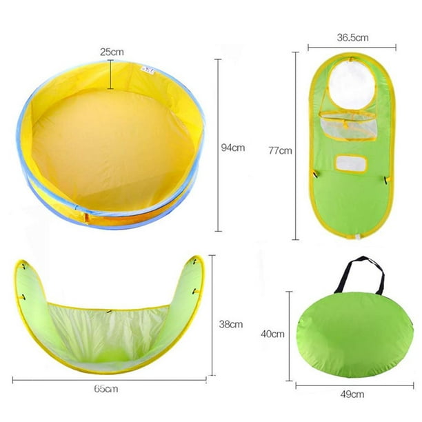 Carpa De Playa Para Bebé Emergente Con Protección UV Portátil Con Bolsa De  Trans
