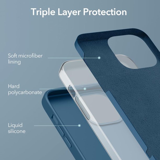 Prodigee, . Funda PRODIGEE Warrior para iPhone 14 y 13 Transparente  Azul, TODOparaSMARTPHONES