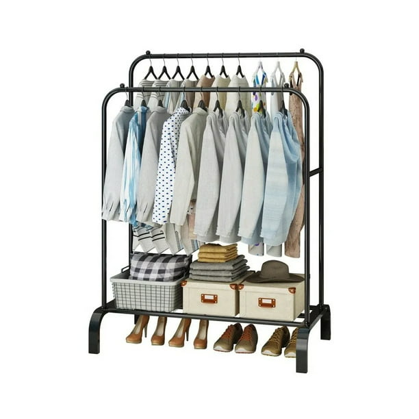 Elegante soporte para perchas, Soluciones de almacenamiento de utensilios  domésticos de metal - Perchero plegable que ahorra espacio para la ropa