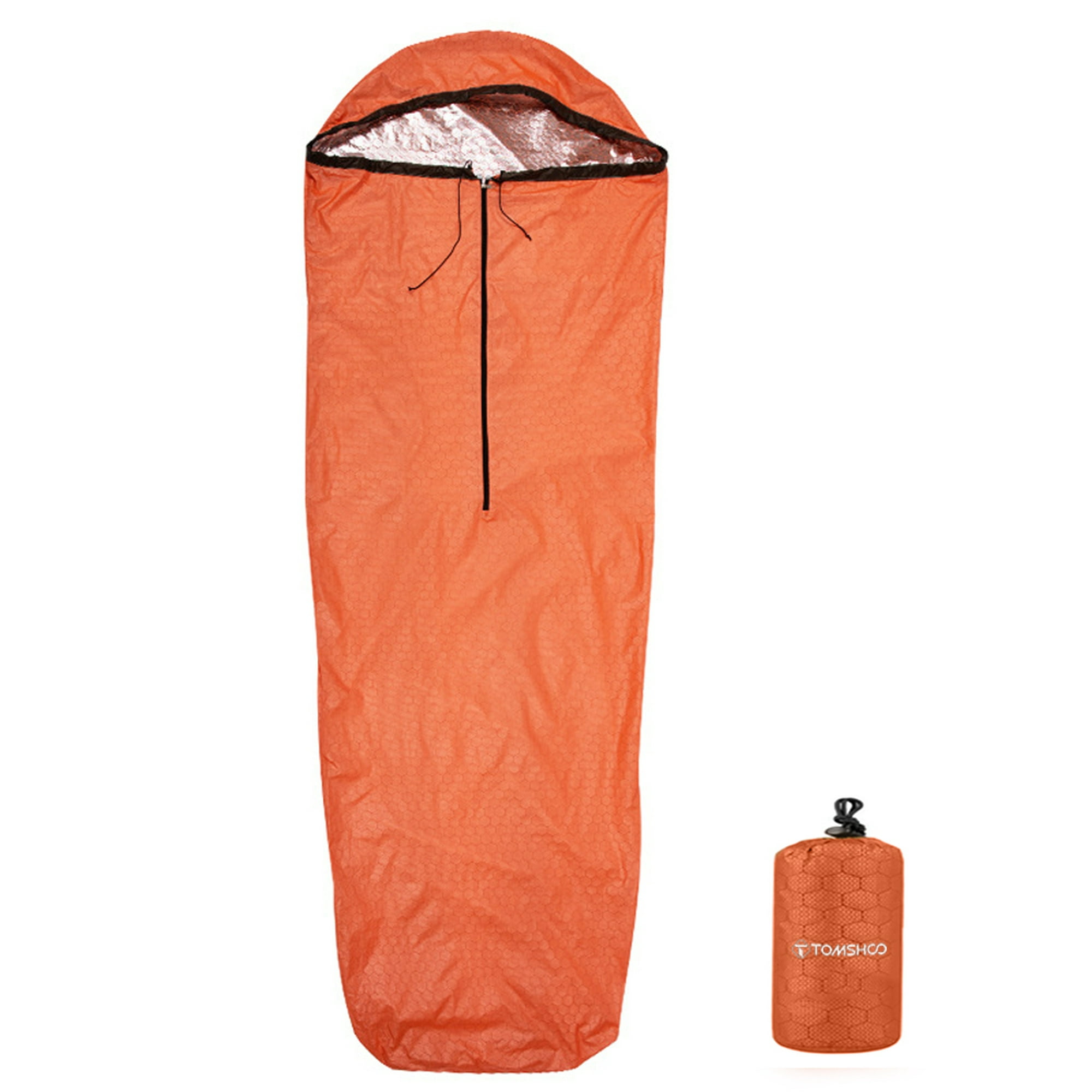Saco para Dormir Ultraligero Sleeping Bag Impermeable con Bolsa De  Transporte ilios innova Para adulto Naranja