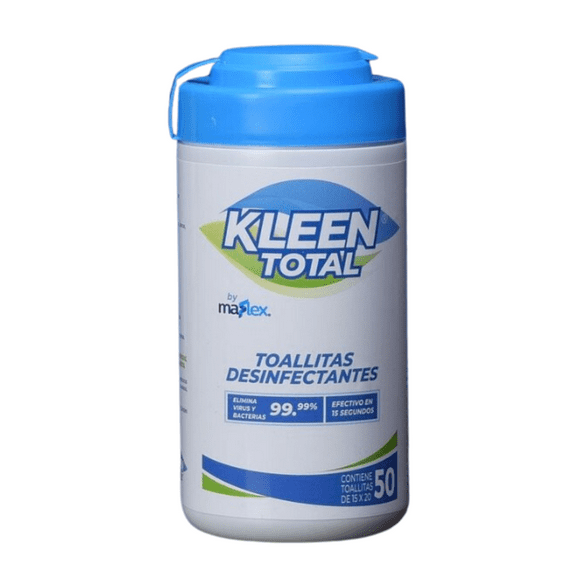 toallas húmedas desinfectantes kleen total 12 botes con 50 toallitas cu kleen total toallas húmedas desinfectantes