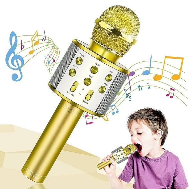 Micrófono Para Karaoke Inalámbrico Para Niños Y Niñas