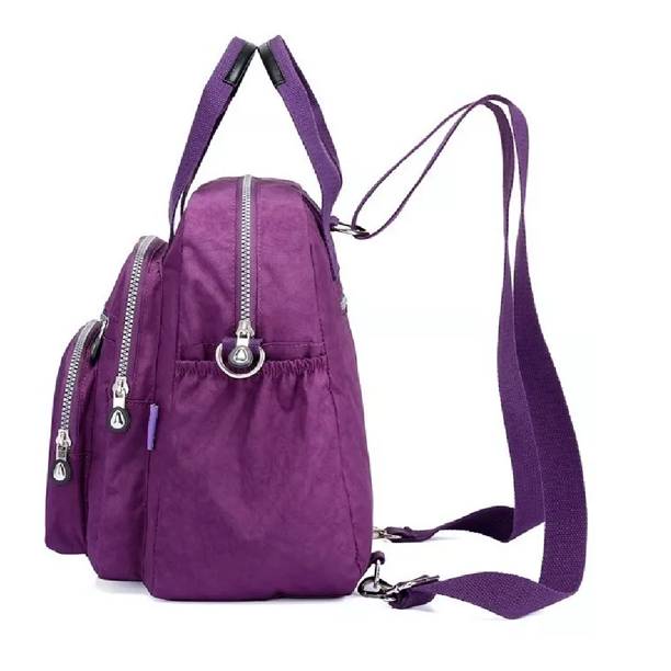 Mochila Impermeable Para Mujer Malubero Color Morado