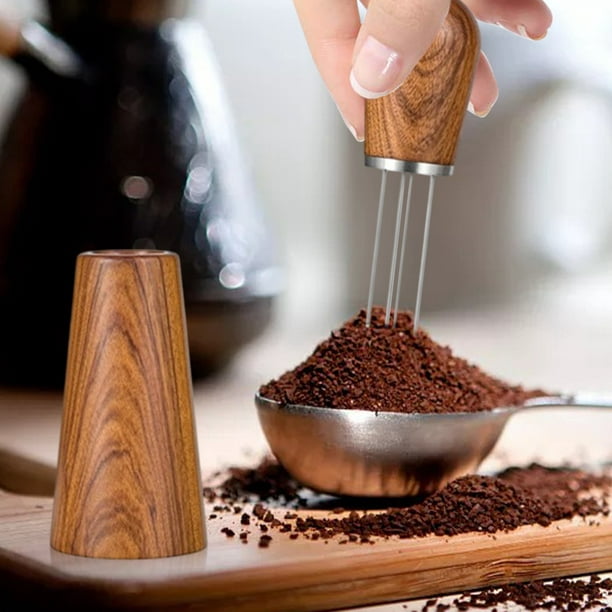  Agitador de café espresso, aguja de acero inoxidable