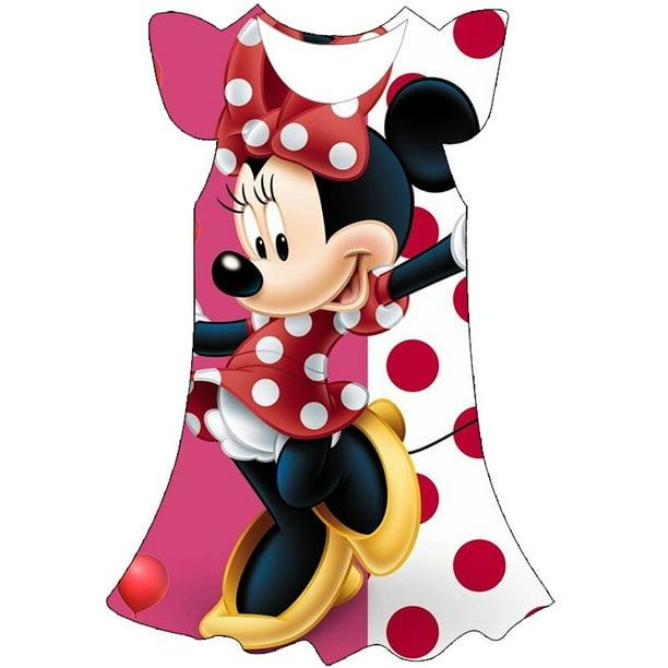 Mini vestido de ratón para niña de 2 a 10 años, disfraz de princesa Cosplay  para niñas, niños, cumpleaños, fiesta de Navidad, vestidos de Minnie, ropa  8T Gao Jinjia LED