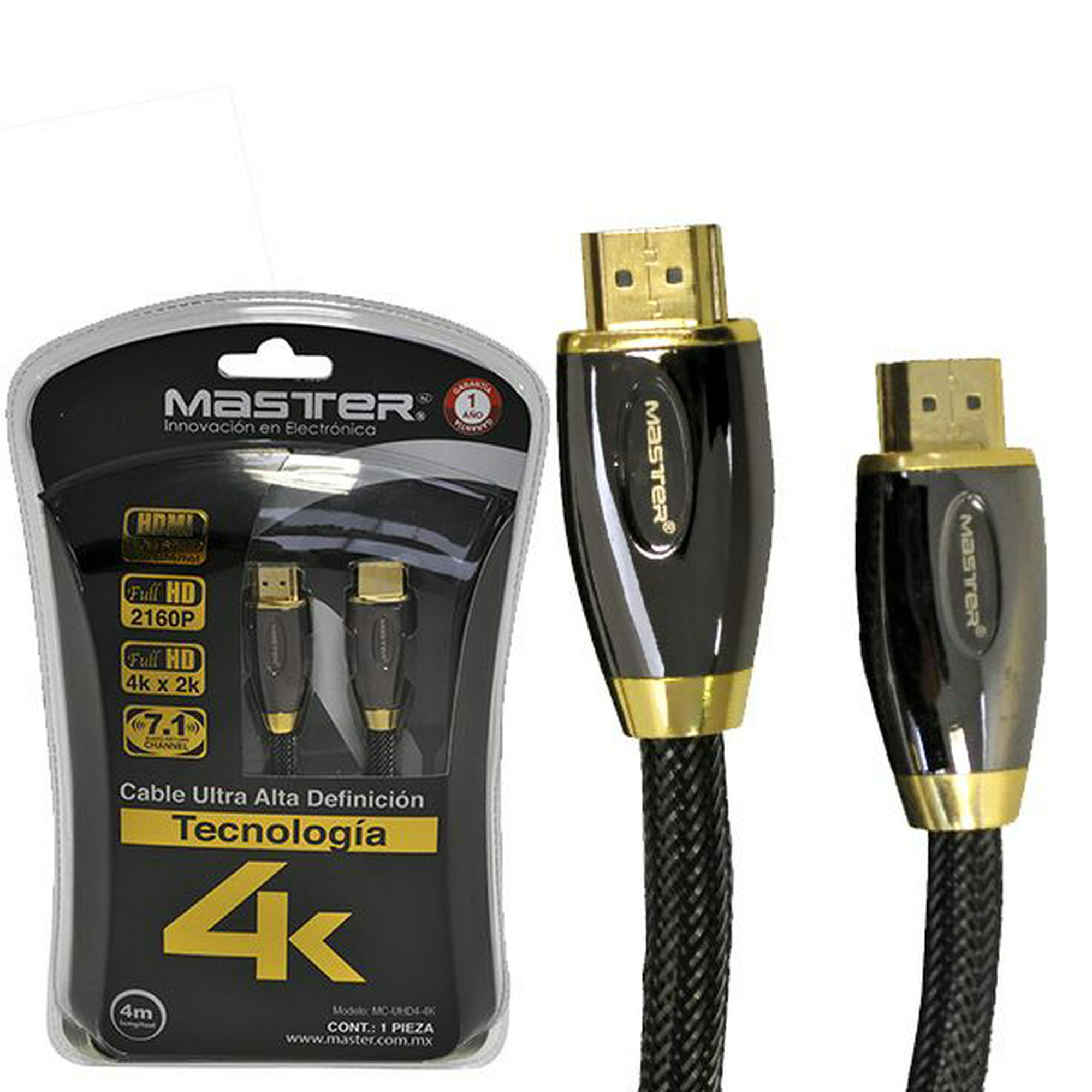 Cable Hdmi 4 Metros Ultra Alta Definición 4k Mc-uhd4-4k Master Mc