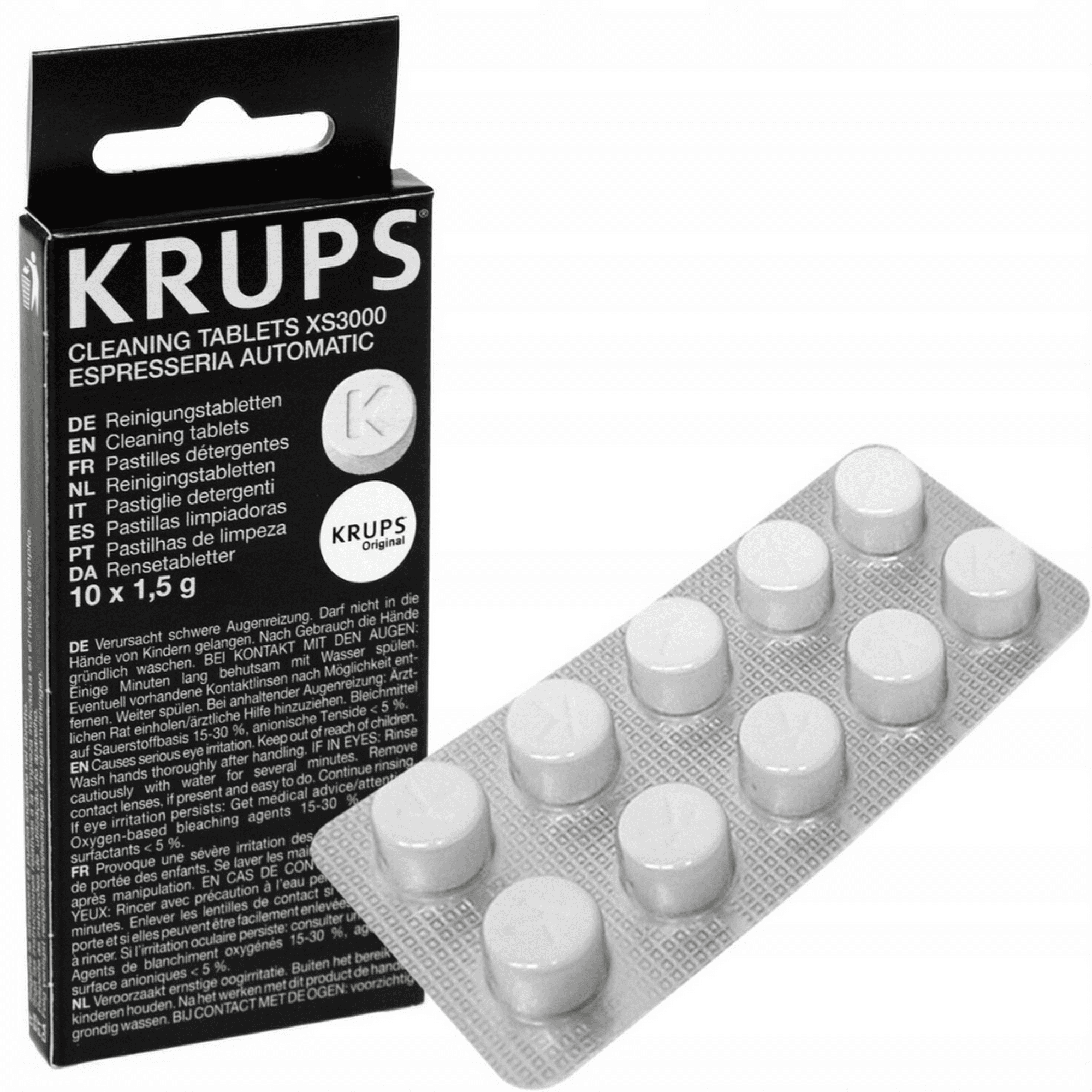 Pastillas Limpiadoras Krups XS300010, Espressaria - JUAN LUCAS - TIENDAS  ACTIVA
