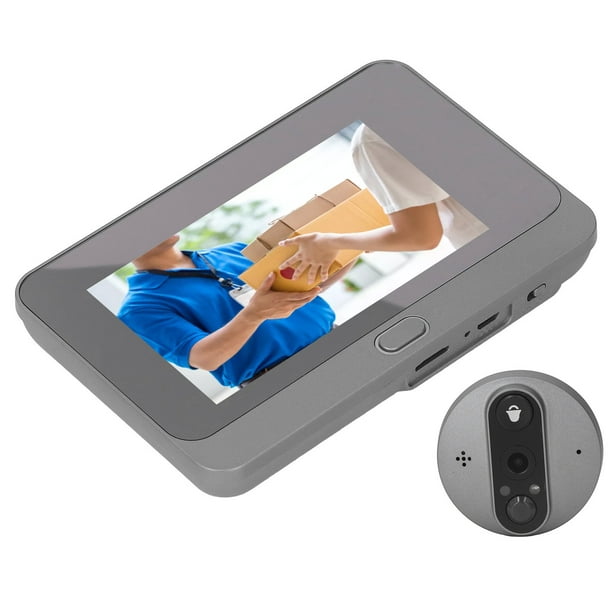 Visor de puerta Wi Fi, visor de mirilla digital de 4,3 pulgadas Visor de  puerta digital Cámara de timbre de vídeo Integración perfecta
