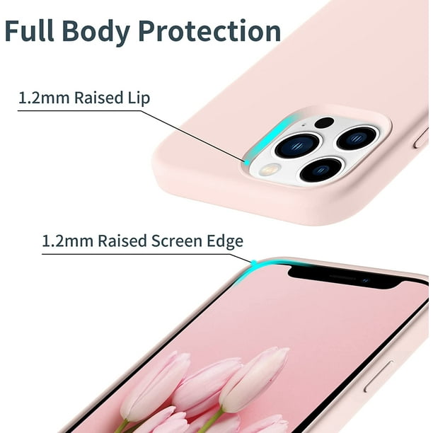 Compatible con Xiaomi 13 Ultra Case Silicone White, Slim Xiaomi mi 13 Ultra  Funda protectora a prueba de golpes para mujeres niñas (blanco)