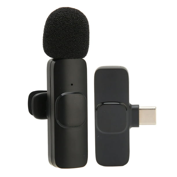 AP004 Micrófono lavalier inalámbrico para Android - Mini micrófono lavalier  inalámbrico USB C para grabación, videos de , transmisión en vivo,  vlogging (no se requiere aplicación ni Bluetooth) - K&F Concept