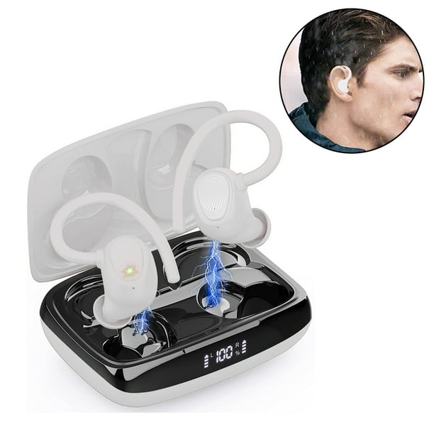 1 auricular inalámbrico, auriculares Bluetooth, graves estéreo