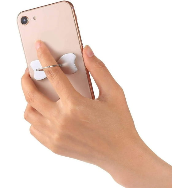 Soporte de anillo para teléfono celular, rotación de 360°, agarre giratorio  de 180°, soporte universal para teléfono inteligente, soporte de anillo para  teléfono, tableta, negro JM
