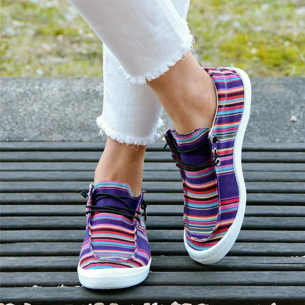 Zapatos sin cordones para mujer, clásicos, cómodos, a la moda, cómodos para caminar, zapatillas, zap FOPL3106 Walmart en línea